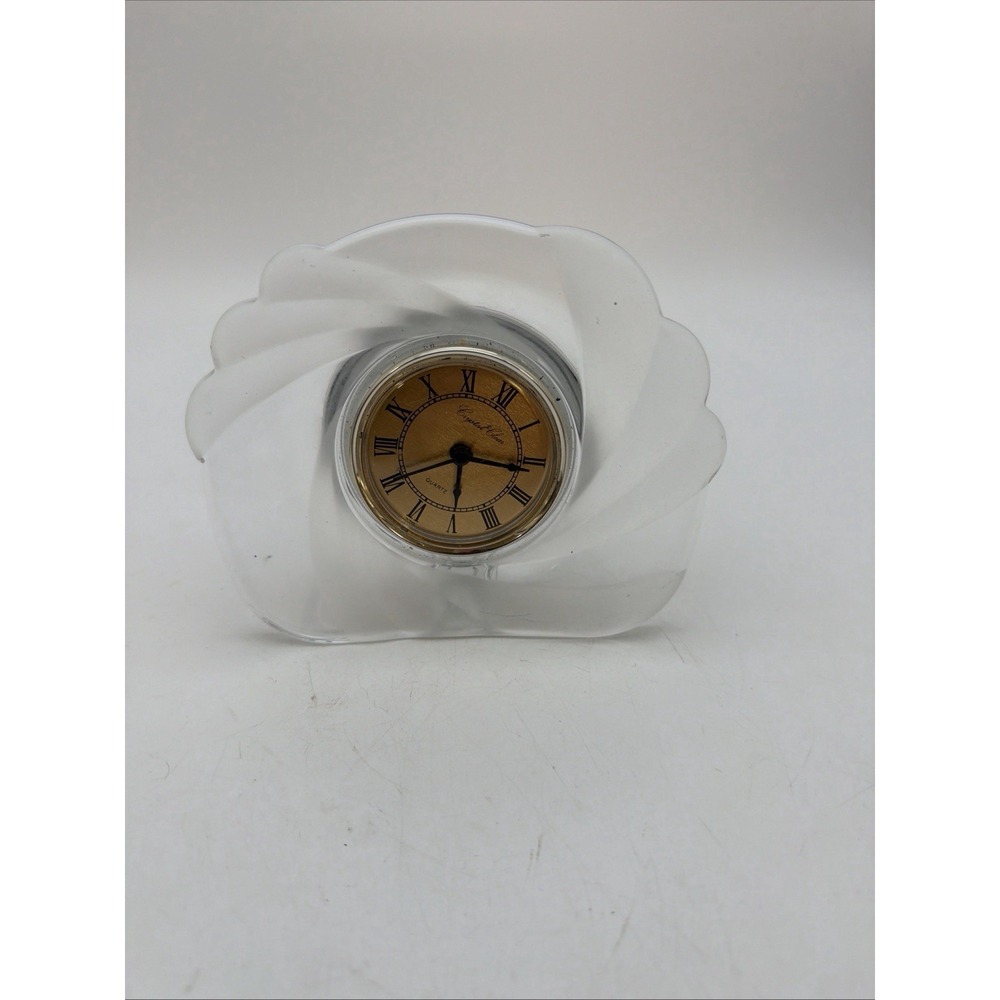 Crystal Clear Studios Desk Clock Japan Quartz